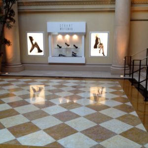 Back Lit Wall Boxes - Forum Shops Las Vegas